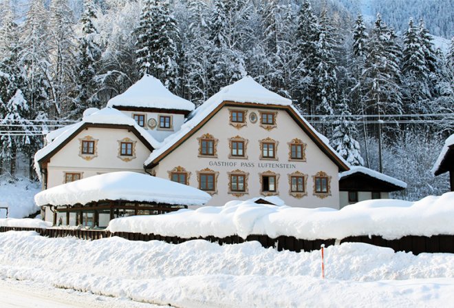 Ferienwohnungen Luftenstein St. Martin bei Lofer Winter